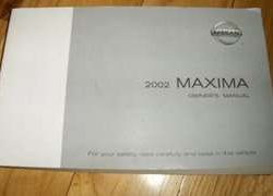 2002 Nissan Maxima Owner's Manual