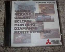 2002 Mitsubishi Mirage Service Manual CD