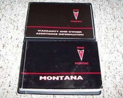 2002 Pontiac Montana Owner's Manual Set