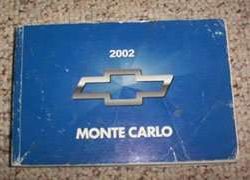 2002 Chevrolet Monte Carlo Owner's Manual
