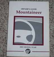 2002 Mercury Mountaineer Owner's Manual