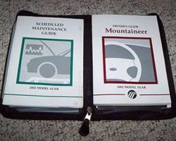 2002 Mercury Mountaineer Owner's Manual Set