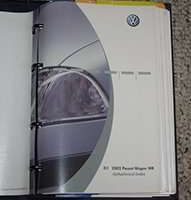 2002 Volkswagen Passat Wagon W8 Owner's Manual
