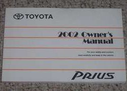 2002 Toyota Prius Owner's Manual