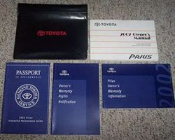 2002 Toyota Prius Owner's Manual Set