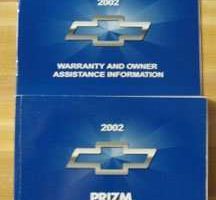 2002 Chevrolet Prizm Owner's Manual