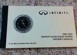 2002 Infiniti Q45 Navigation System Owner's Manual