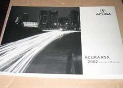 2002 Acura RSX Owner's Manual