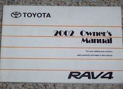 2002 Toyota Rav4 Owner's Manual