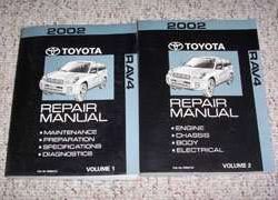 2002 Toyota Rav4 Service Repair Manual