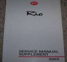 2002 Kia Rio Service Manual Supplement