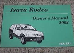 2002 Isuzu Rodeo Owner's Manual