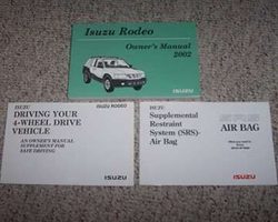 2002 Isuzu Rodeo Owner's Manual Set