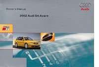 2002 Audi S4 Avant Owner's Manual