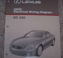 2002 Lexus SC430 Electrical Wiring Diagram Manual