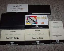 2002 Hyundai Santa Fe Owner's Manual Set