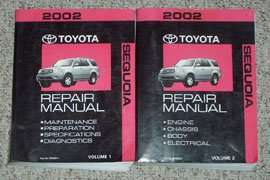 2002 Toyota Sequoia Service Repair Manual