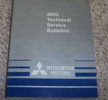 2002 Mitsubishi Galant Technical Service Bulletins Manual