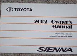 2002 Toyota Sienna Owner's Manual
