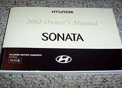 2002 Hyundai Sonata Owner's Manual