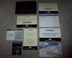 2002 Hyundai Sonata Owner's Manual Set