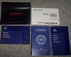 2002 Toyota Tacoma Owner's Manual Set