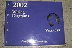 2002 Mercury Villager Electrical Wiring Diagrams Manual