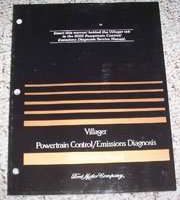 2002 Mercury Villager Powertrain Control & Emissions Diagnosis Service Manual