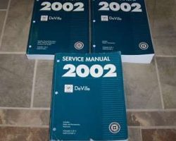 2002 Cadillac Deville Service Manual