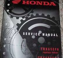 2003 Honda Fourtrax Rincon TRX650FA & Fourtrax Rincon GPScape TRX650FGA Service Manual