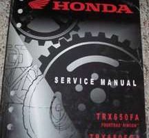 2004 Honda Fourtrax Rincon TRX650FA & Fourtrax Rincon GPScape TRX650FGA Shop Service Repair Manual