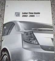2004 Saturn Ion Labor Time Guide