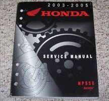 2005 Honda Ruckus NPS50 Motorcycle Service Manual