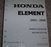 2003 Honda Element Parts Catalog Manual
