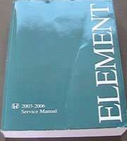 2004 Honda Element Service Manual
