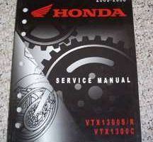 2006 Honda VTX1300S, VTX1300R & VTX1300C Motorcycle Service Manual