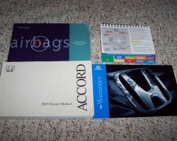 2003 Honda Accord Coupe Owner's Manual Set