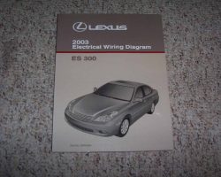 2003 Lexus ES300 Electrical Wiring Diagram Manual