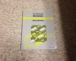 2003 Toyota Echo Electrical Wiring Diagram Manual