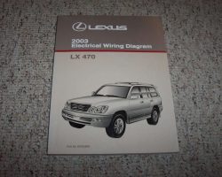 2003 Lexus LX470 Electrical Wiring Diagram Manual