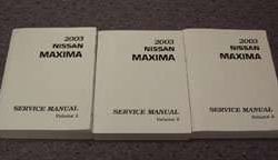 2003 Nissan Maxima Service Manual