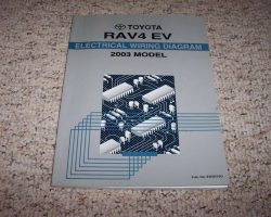 2003 Toyota Rav4 EV Electrical Wiring Diagram Manual
