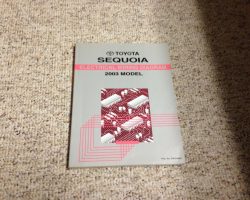 2003 Toyota Sequoia Electrical Wiring Diagram Manual
