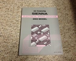 2003 Toyota Sienna Electrical Wiring Diagram Manual