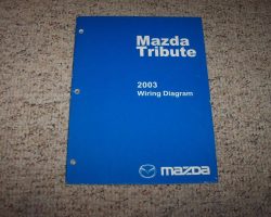2003 Mazda Tribute Wiring Diagram Manual
