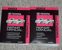 2003 Toyota Tundra Service Repair Manual
