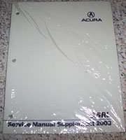 2003 Acura 3.5RL Service Manual Supplement