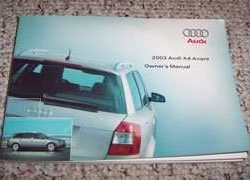 2003 Audi A4 Avant Owner's Manual