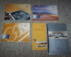 2003 Audi A4 Cabriolet Owner's Manual Set