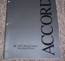 2003 Honda Accord Body Repair Manual